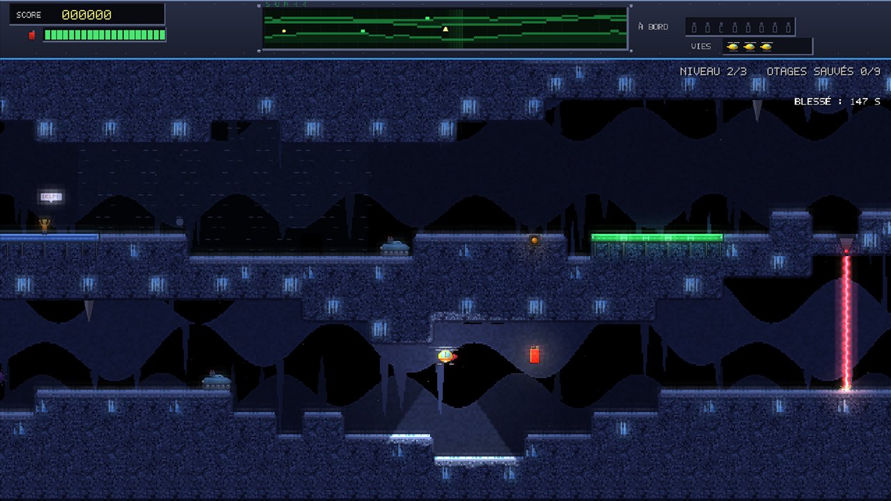 Wounded miner, tanks and a laser in level 2