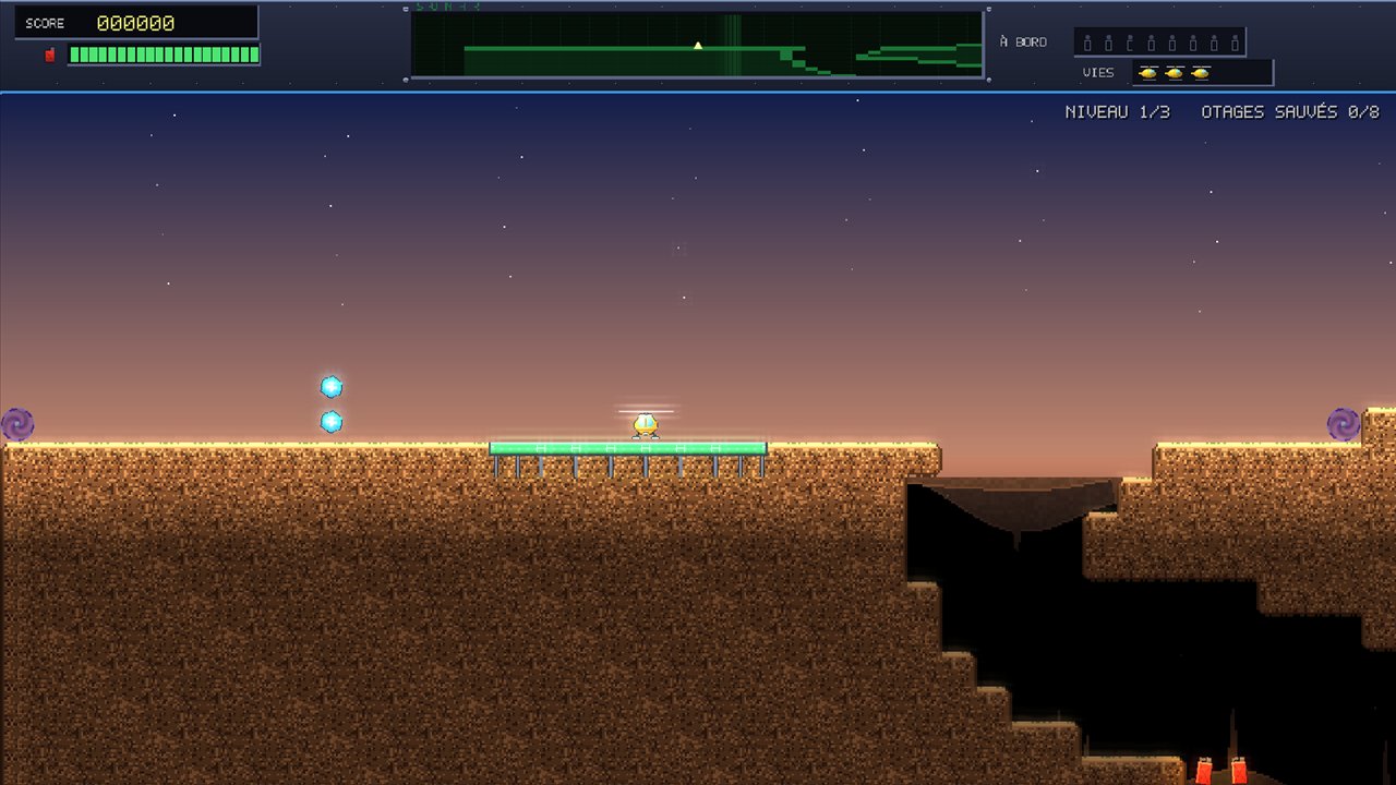 The surface base at dusk